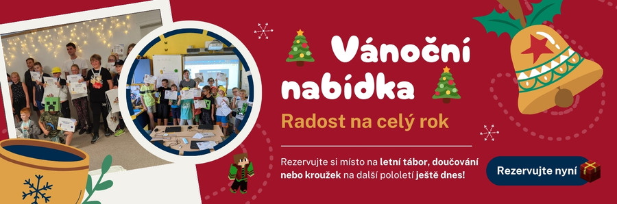 Vánoční nadílka kroužky a tábory