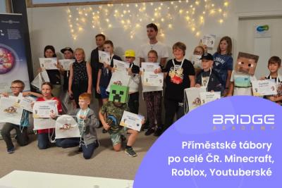 Příměstské tábory s Bridge Academy: Zábava, vzdělání a technologie pro vaše děti po celé ČR!