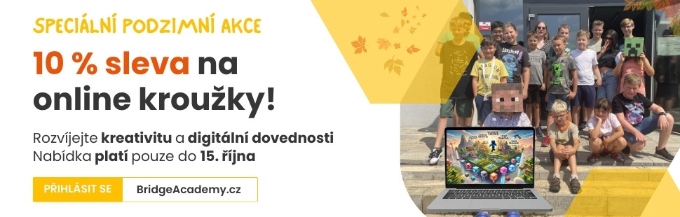 Speciální podzimní sleva na online kroužky